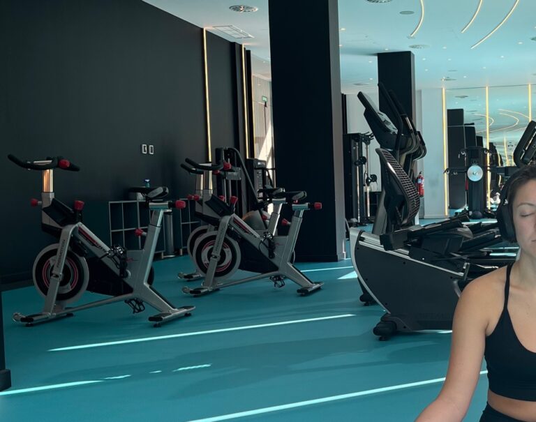Meditation im Fitnessstudio